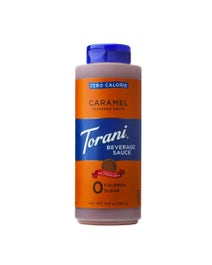 Zero Calorie Caramel Flavored Beverage Sauce bottle