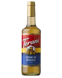 Crème de Banana syrup bottle