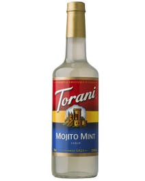 Mojito Mint syrup bottle