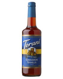 Sugar Free Cinnamon Vanilla syrup bottle