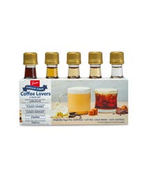 Sugar Free Coffee Lover 50 ml 5-pack Variety Pack front packaging