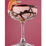 Chocolate Covered Strawberry Martini in a martini glass.