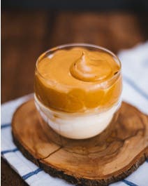 Keto Hazelnut Dalgona Coffee