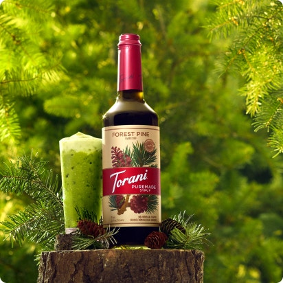 Snow cap matcha presentation 