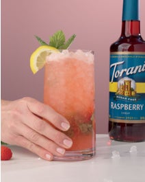 Raspberrry Mint Lemon Fizz