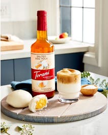 Salted Egg Yolk Dalgona Coffee