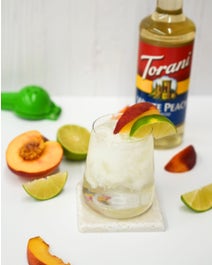 White Peach Dirty Soda